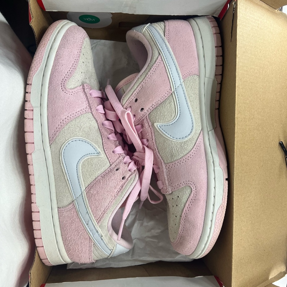 Nike Pink and White Sneakers
